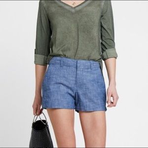 Chambray “The City” Shorts